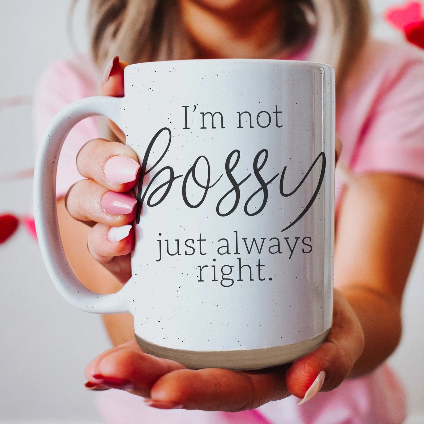 "Bossy" Ceramic Mug 16 oz