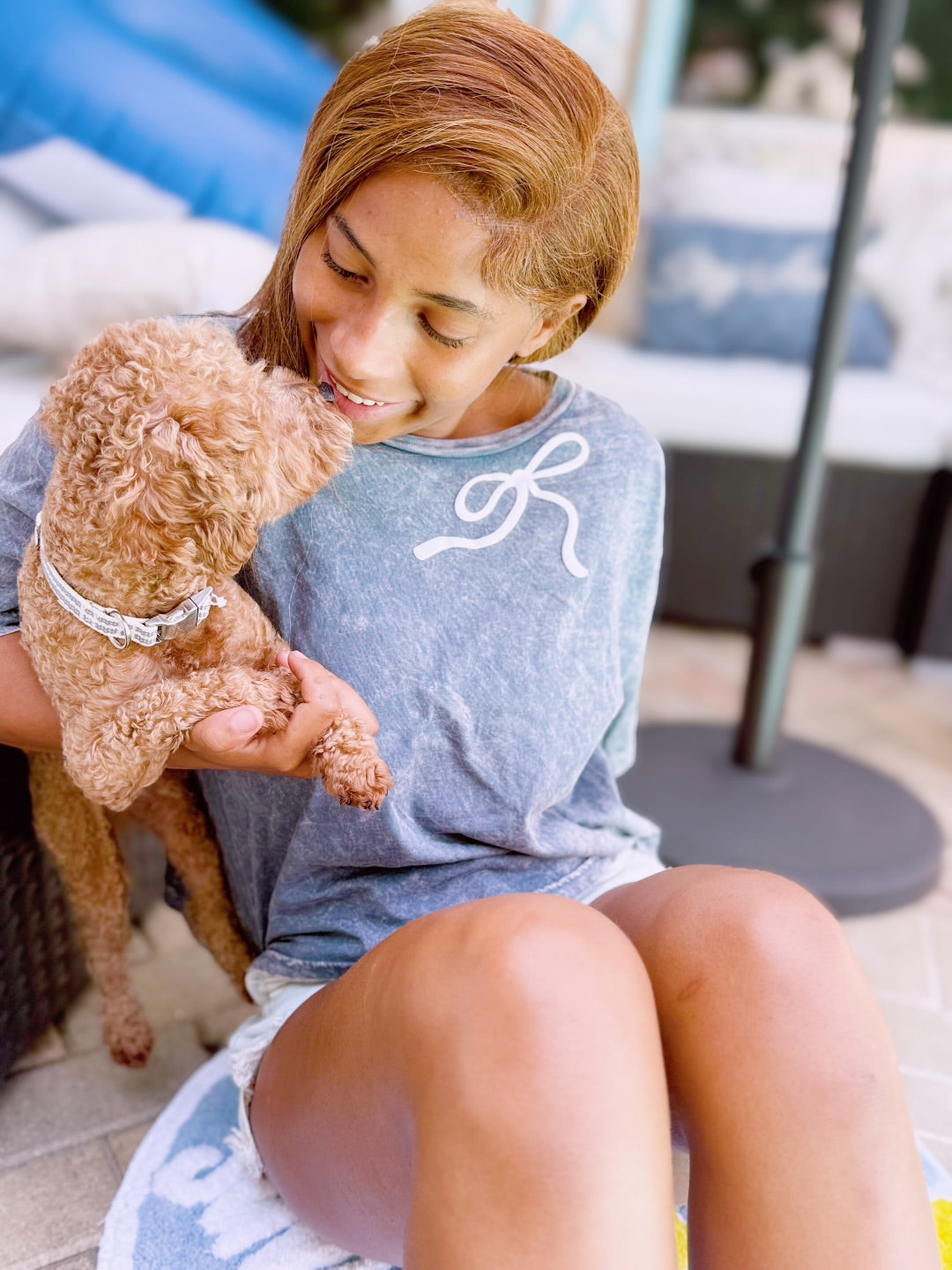 Smoky Sugar Graphic Puff Sleeve Crop Top