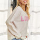 Pink Love Sweater
