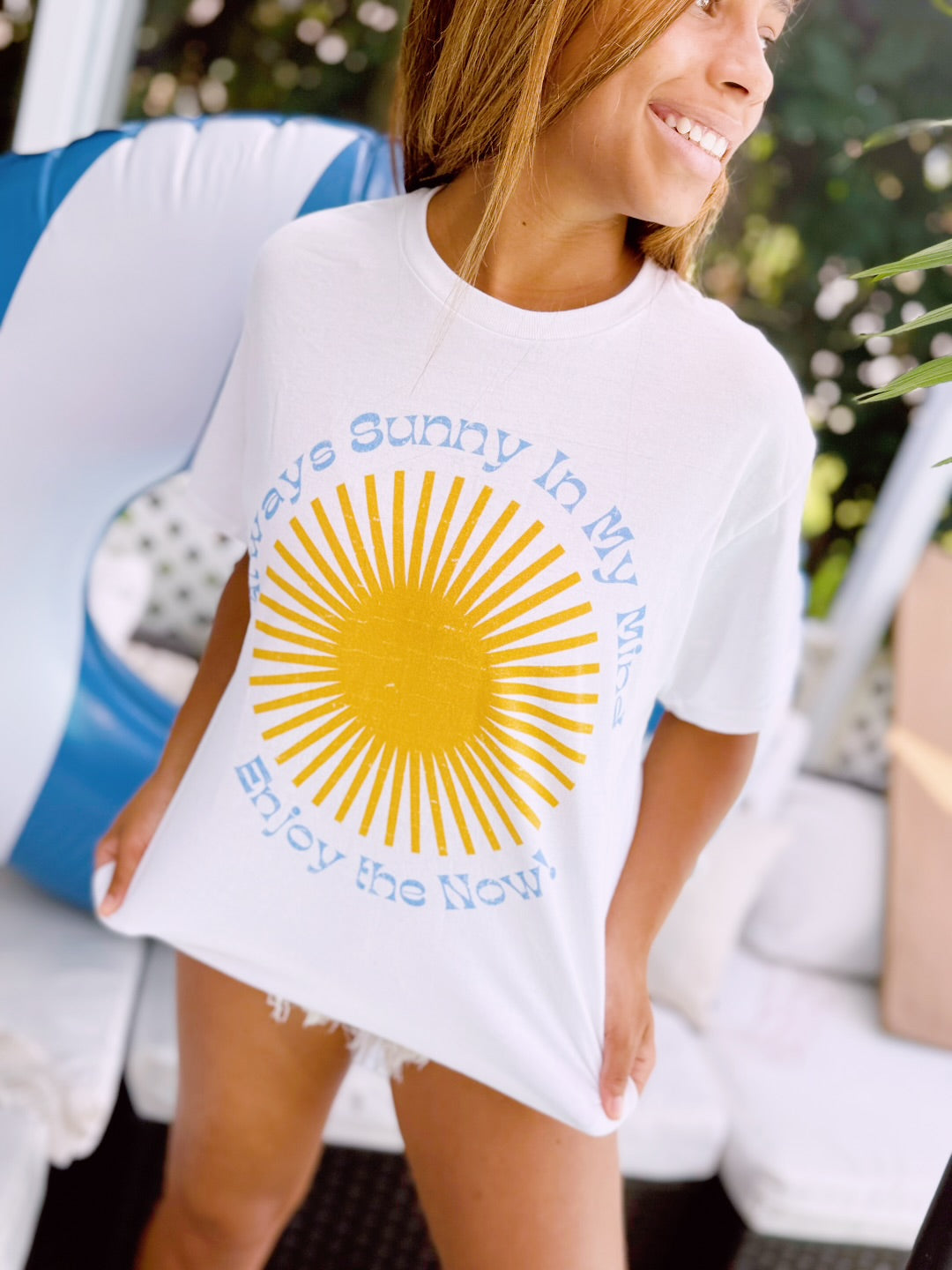 Always Sunny In My Mind Oversized Tee