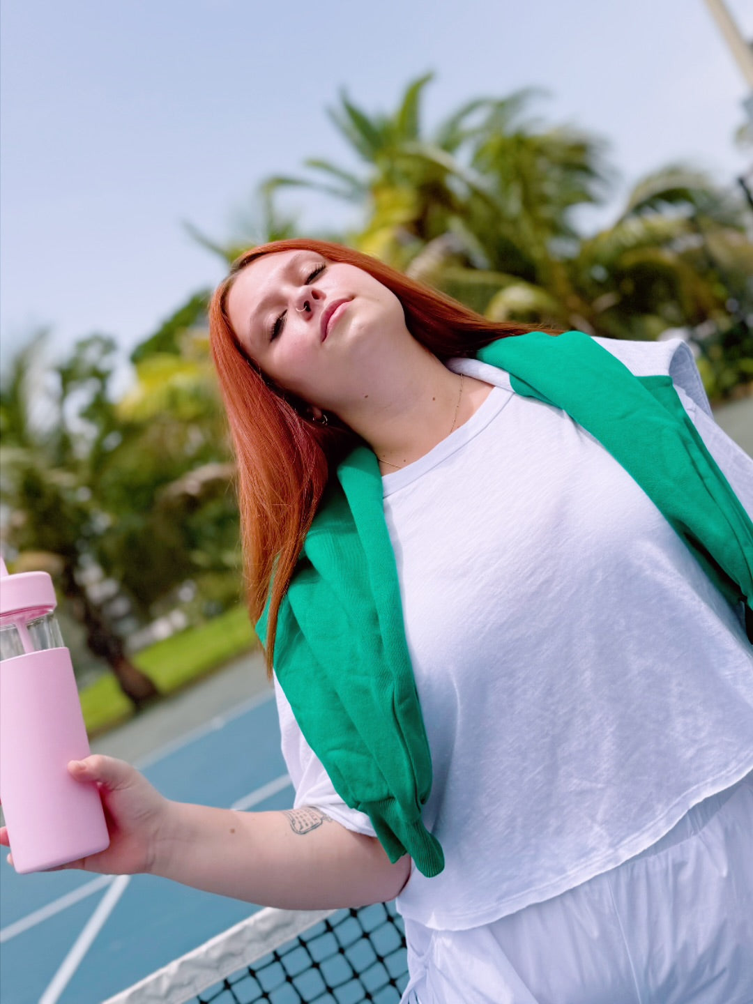 Cotton Slub Crop – Effortless Edge in Plus