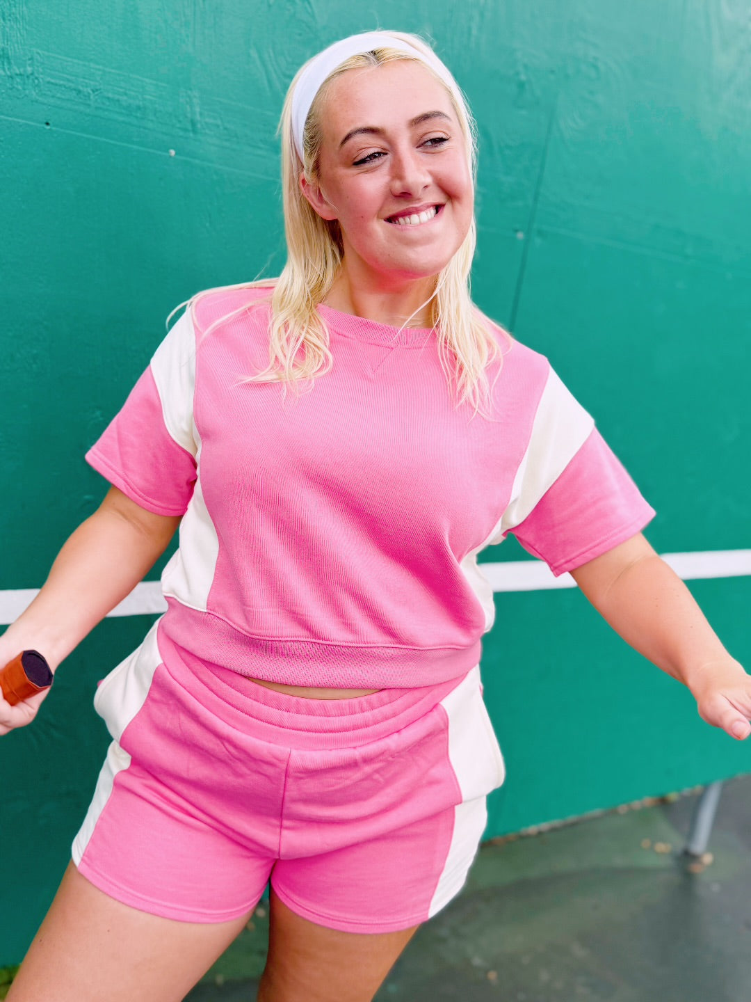 Taylor Contrast French Terry Set