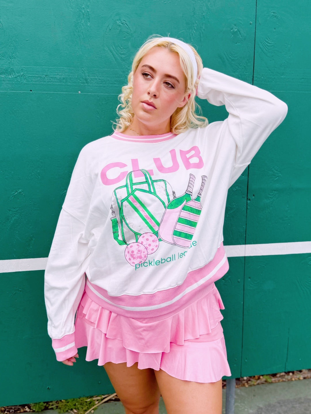 Pickle Ball League Graphic Sweatshirt – Game Day Chic