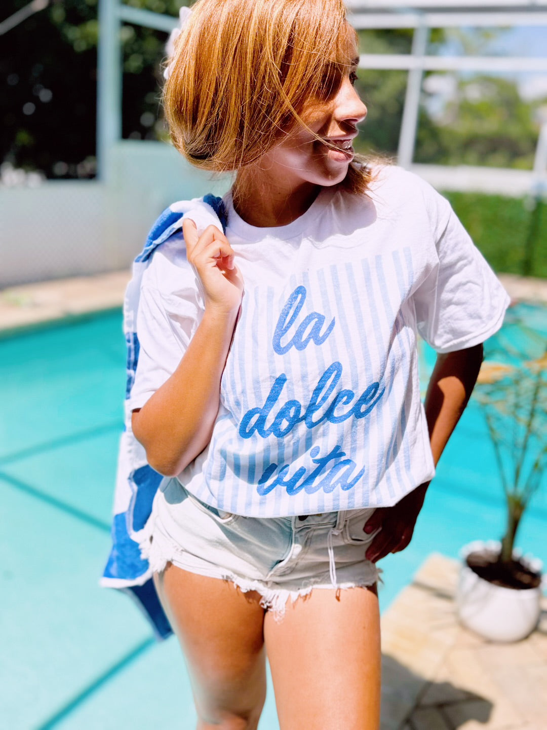 La Dolce Vita Coastal Graphic Tee