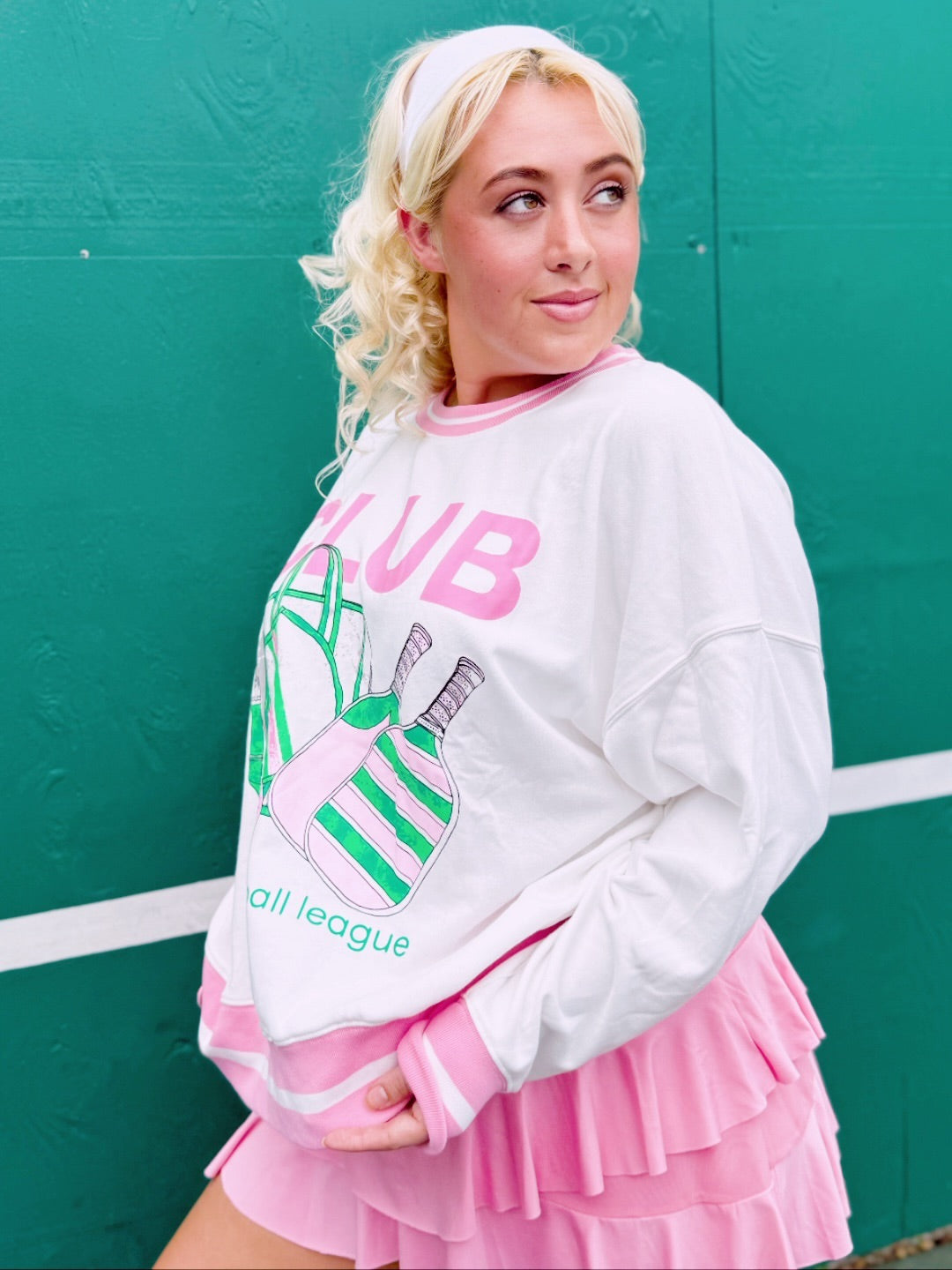 Pickle Ball League Graphic Sweatshirt – Game Day Chic