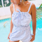 Gathered Ribbon Romper – Tied with a Touch of Summer