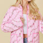 Floral Printed Quilted Jacket